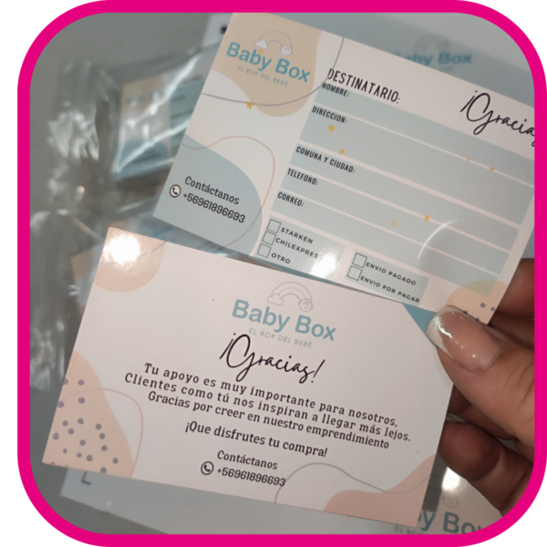 Destinatarios o stickers de envío adhesivos. (9x6cm) - Imagen 3