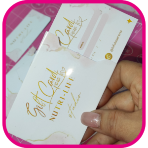 Giftcards + Sobre