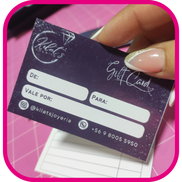 Giftcards (SIN SOBRE) - Imagen 2