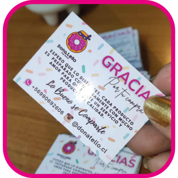 Tarjetas de agradecimiento - Imagen 10