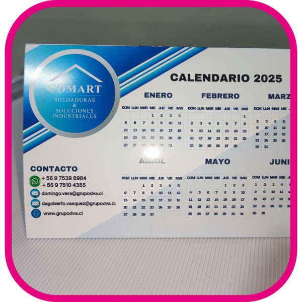 Calendario de escritorio tipo Triangulo - Imagen 5
