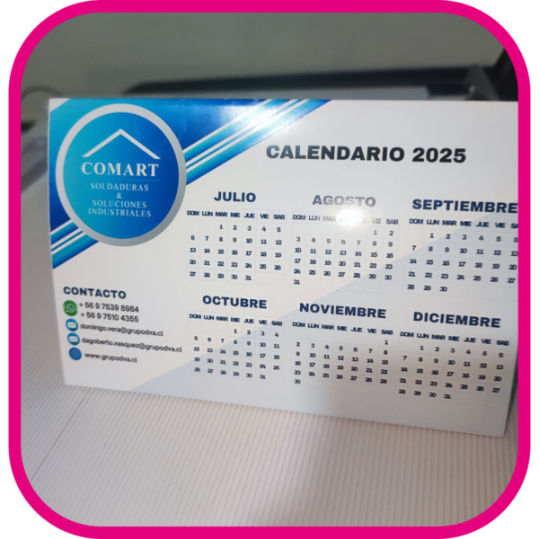 Calendario de escritorio tipo Triangulo - Imagen 4
