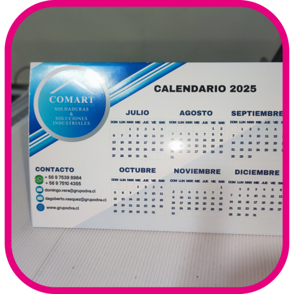 Calendario de escritorio tipo Triangulo - Imagen 2
