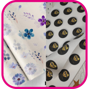 Papel envolvente personalizado oficio (33x21cm)