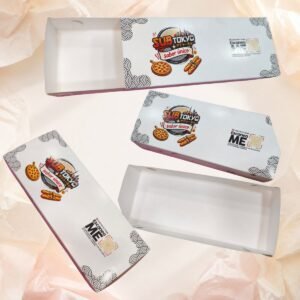 Caja fosforera gastronómica personalizada - packaging Maneki Chile - imagen 1
