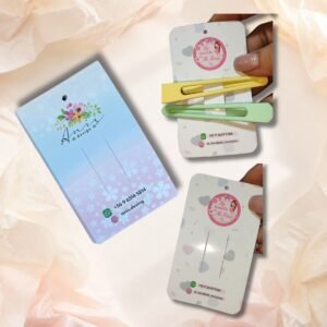 Tags para ganchos o colet personalizado - packaging Maneki Chile - imagen 1